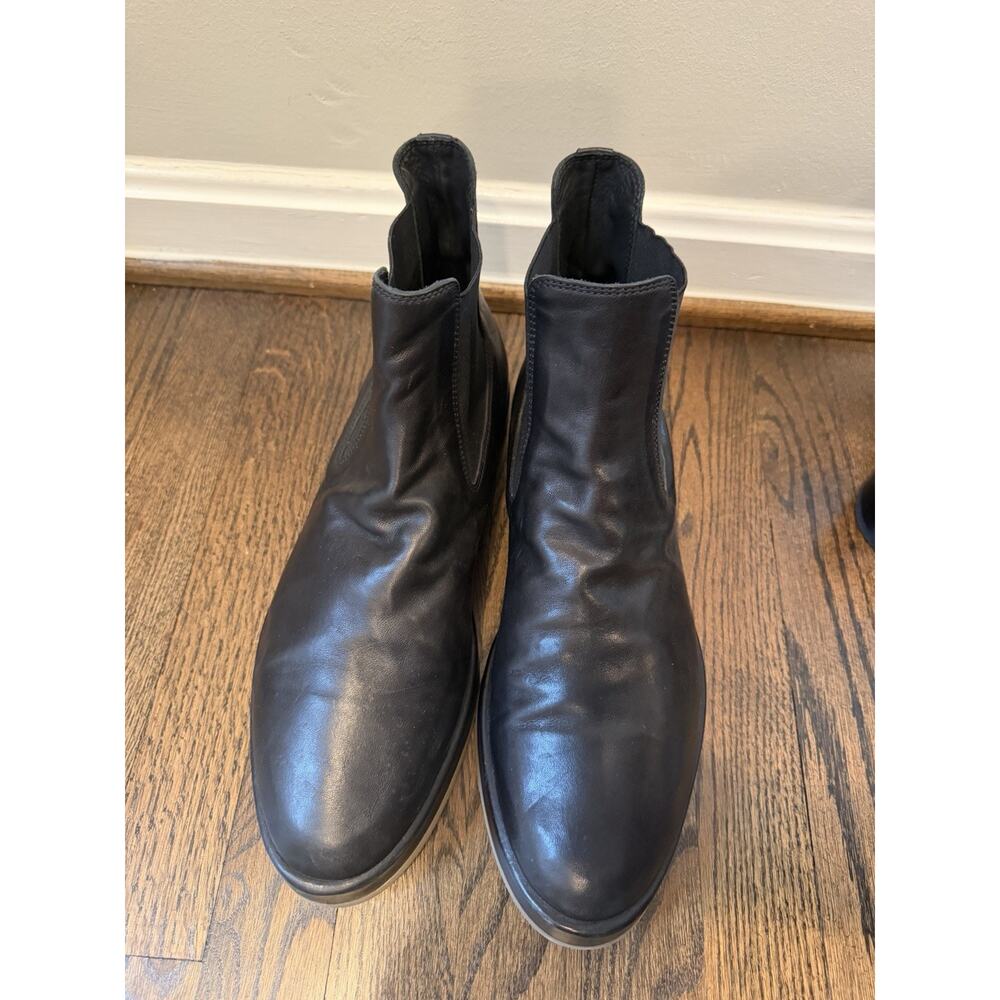 Fear of God Mens Black Leather Wrapped Chelsea Boots Size EU 45 US 11/11.5 $995